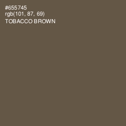 #655745 - Tobacco Brown Color Image